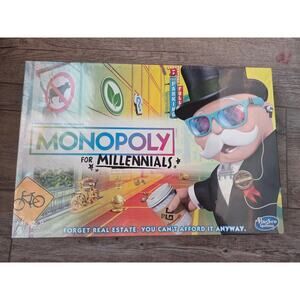 Hasbro Monopoly for Millennials Board Game - Brand New Sealed - Adulting Is Hard